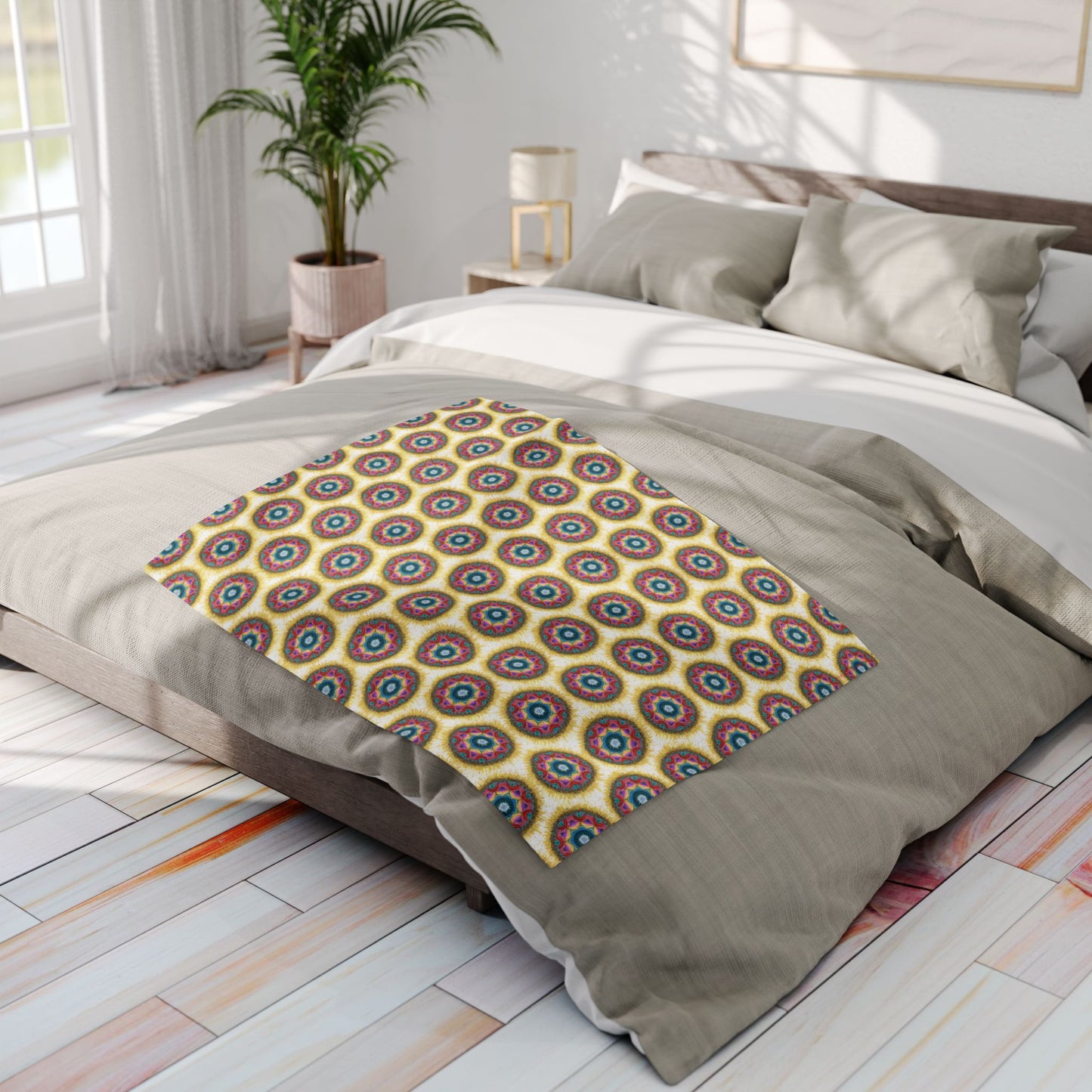 7 Chakras Pattern Cozy Arctic Fleece Blanket | Live to Snuggle