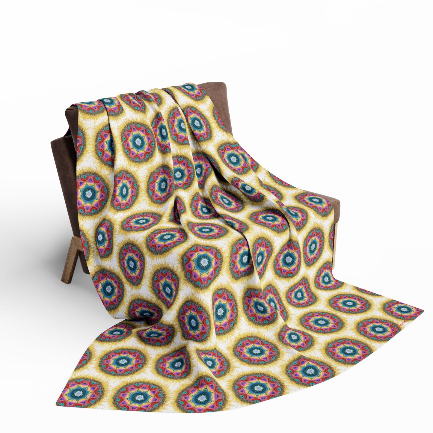 7 Chakras Pattern Cozy Arctic Fleece Blanket | Live to Snuggle