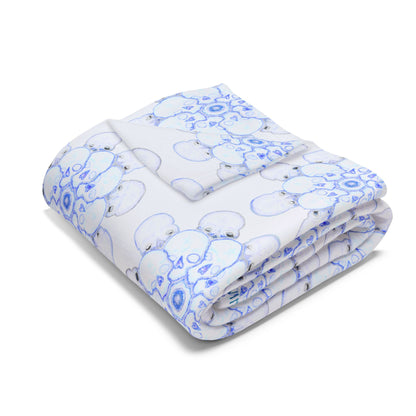 Flowers for Me Cozy Arctic Fleece Blanket | Live to Snuggle