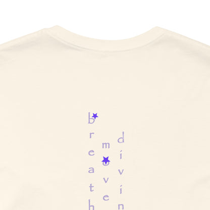 7 Chakras by breathemovedivine Unisex Jersey T