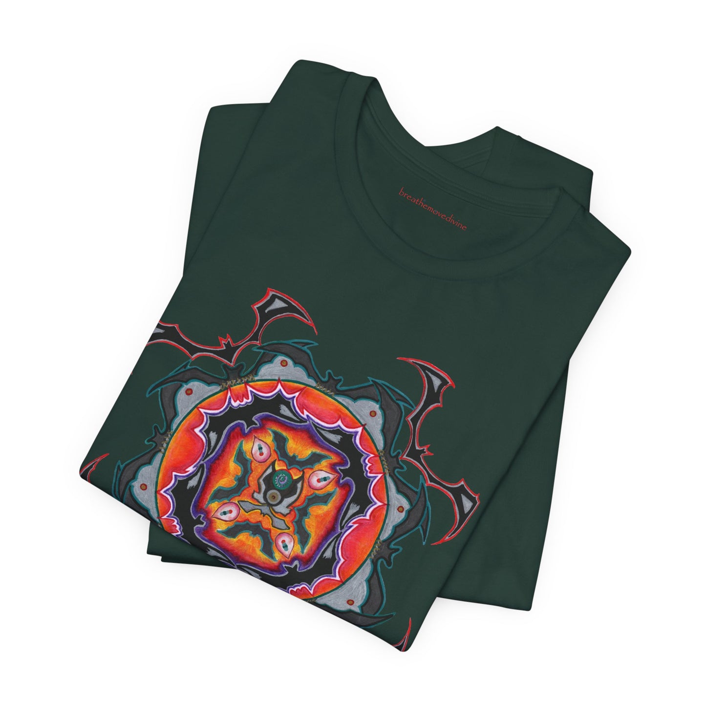 Scry by breathemovedivine Mandala Unisex Jersey T