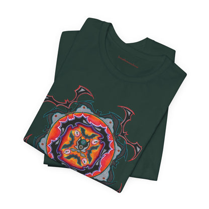 Scry by breathemovedivine Mandala Unisex Jersey T