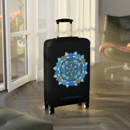 Voice by breathemovedivine Suitcase Cover - Travel with Style and Inspiration