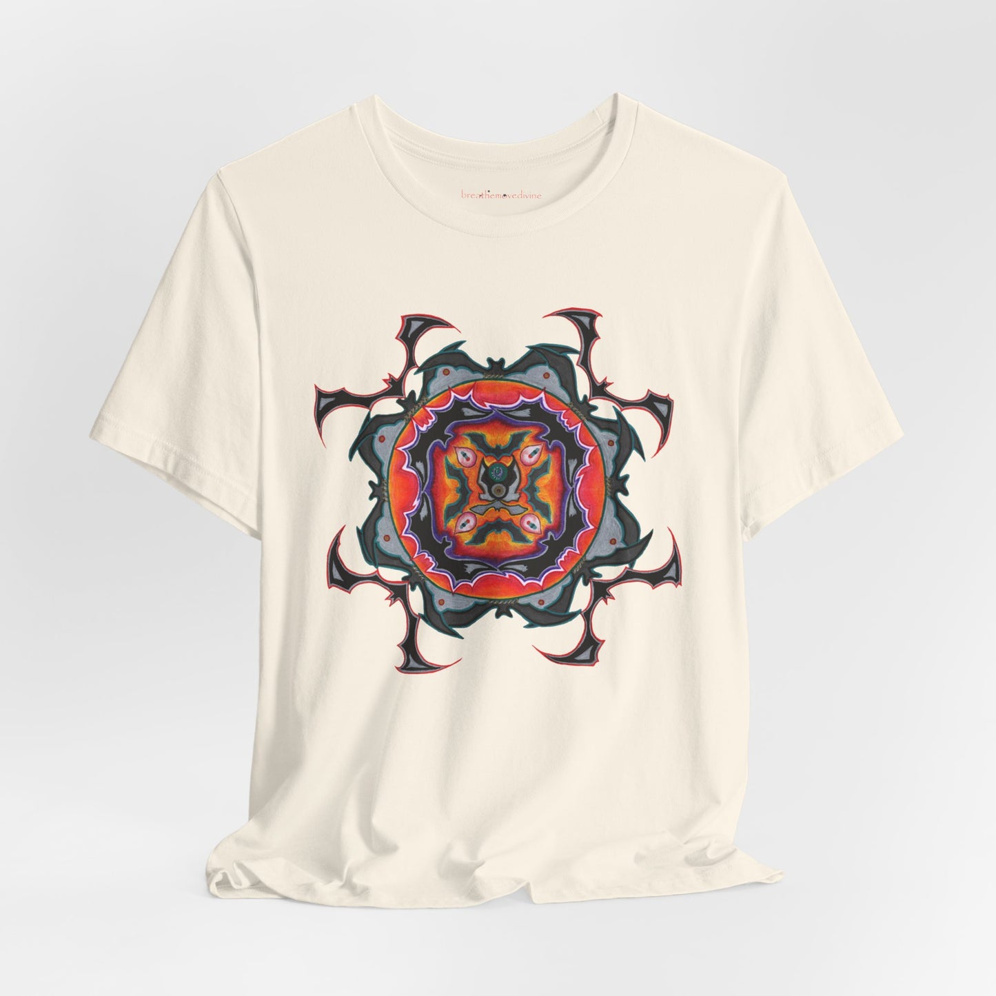 Scry by breathemovedivine Mandala Unisex Jersey T