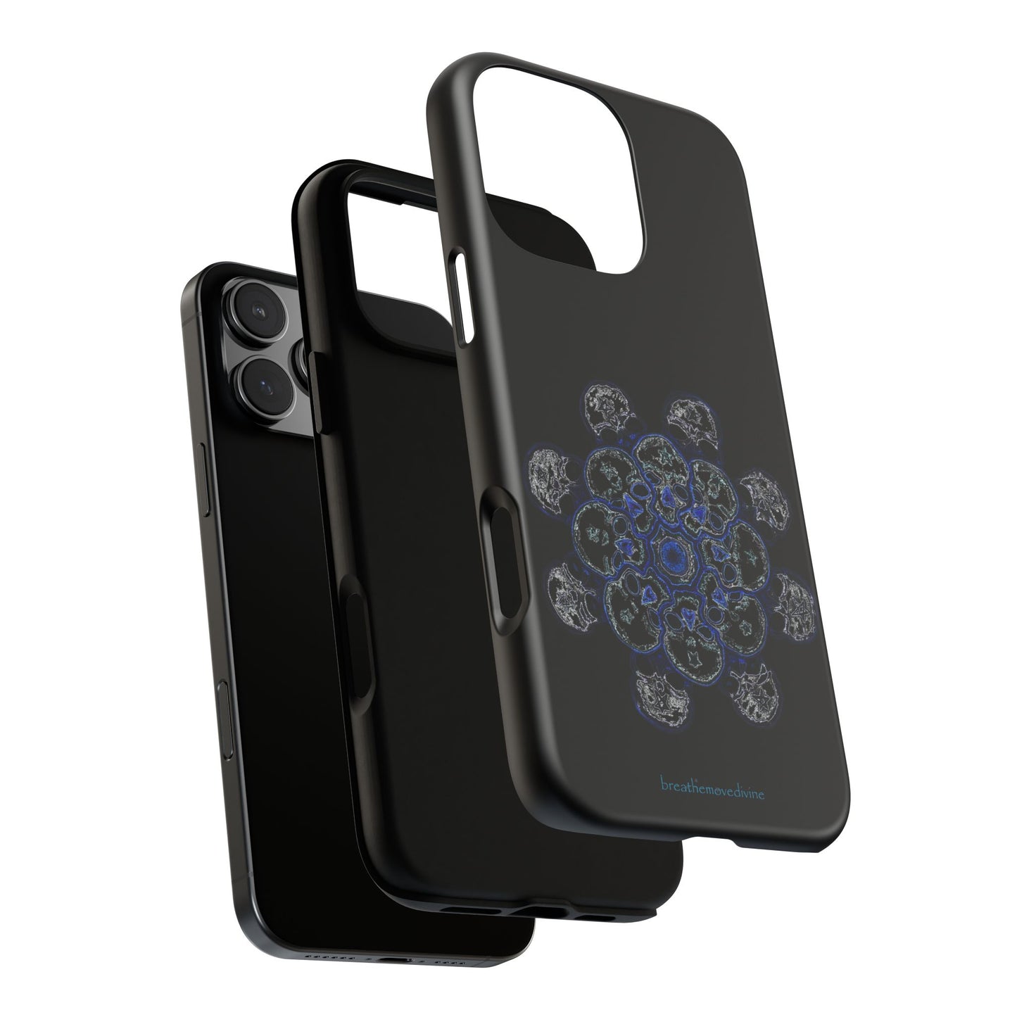 Flowers for Me by breathemovedivine Mandala Design Case for iPhone