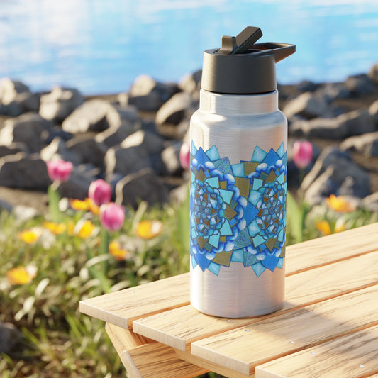 Voice by breathemovedivine Colorful Gator Tumbler 32oz - Vibrant Insulated Drinkware for Adventure Lovers