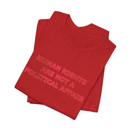 Human Rights Red Unisex T - breathemovedivine RESIST