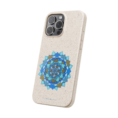 Voice by breathemovedivine Eco-Friendly Case for iPhone with Mandala Design -  21.87 angled