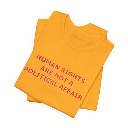 Human Rights Red Unisex T - breathemovedivine RESIST