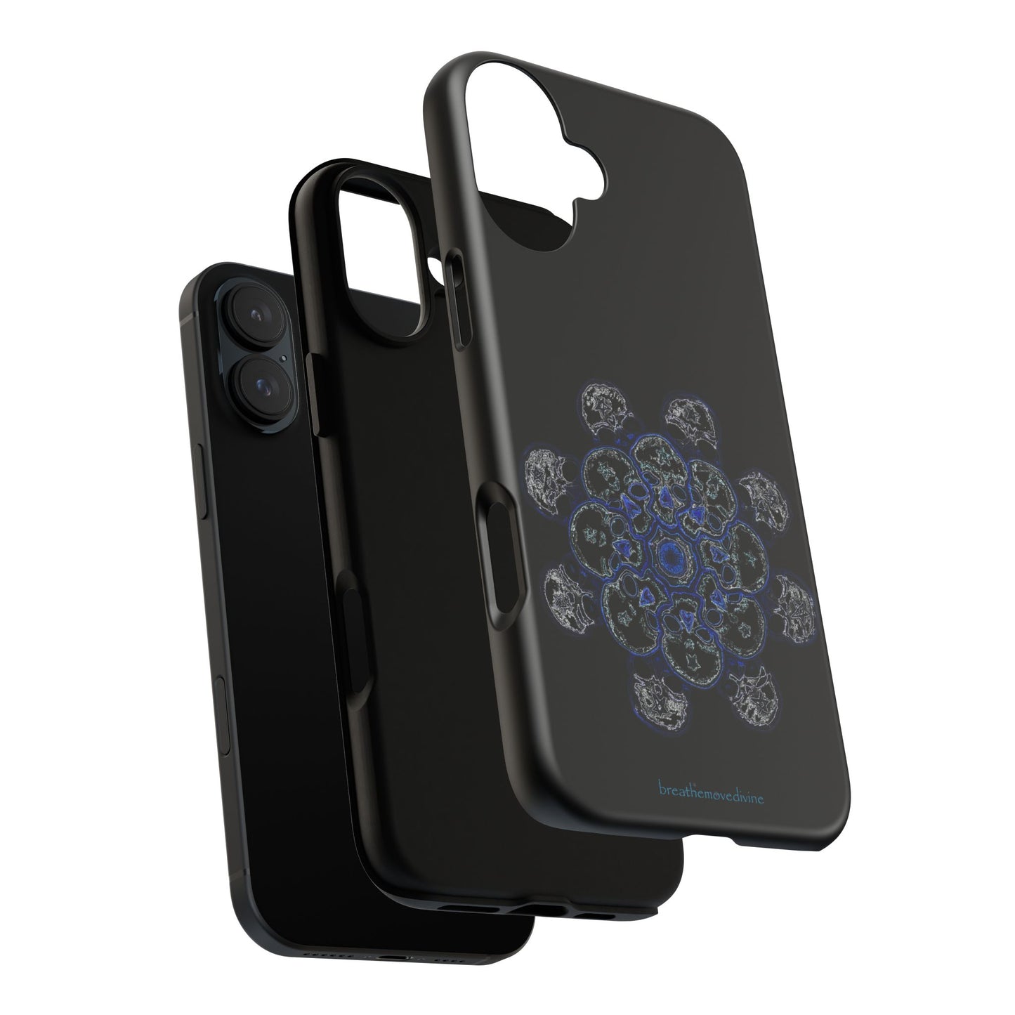 Flowers for Me by breathemovedivine Mandala Design Case for iPhone