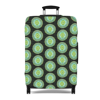 Heart Flame by breathemovedivine Mandala Pattern Suitcase Cover - Travel with Inspiration