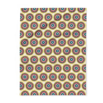 7 Chakras Pattern Cozy Arctic Fleece Blanket | Live to Snuggle