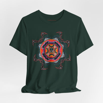 Scry by breathemovedivine Mandala Unisex Jersey T