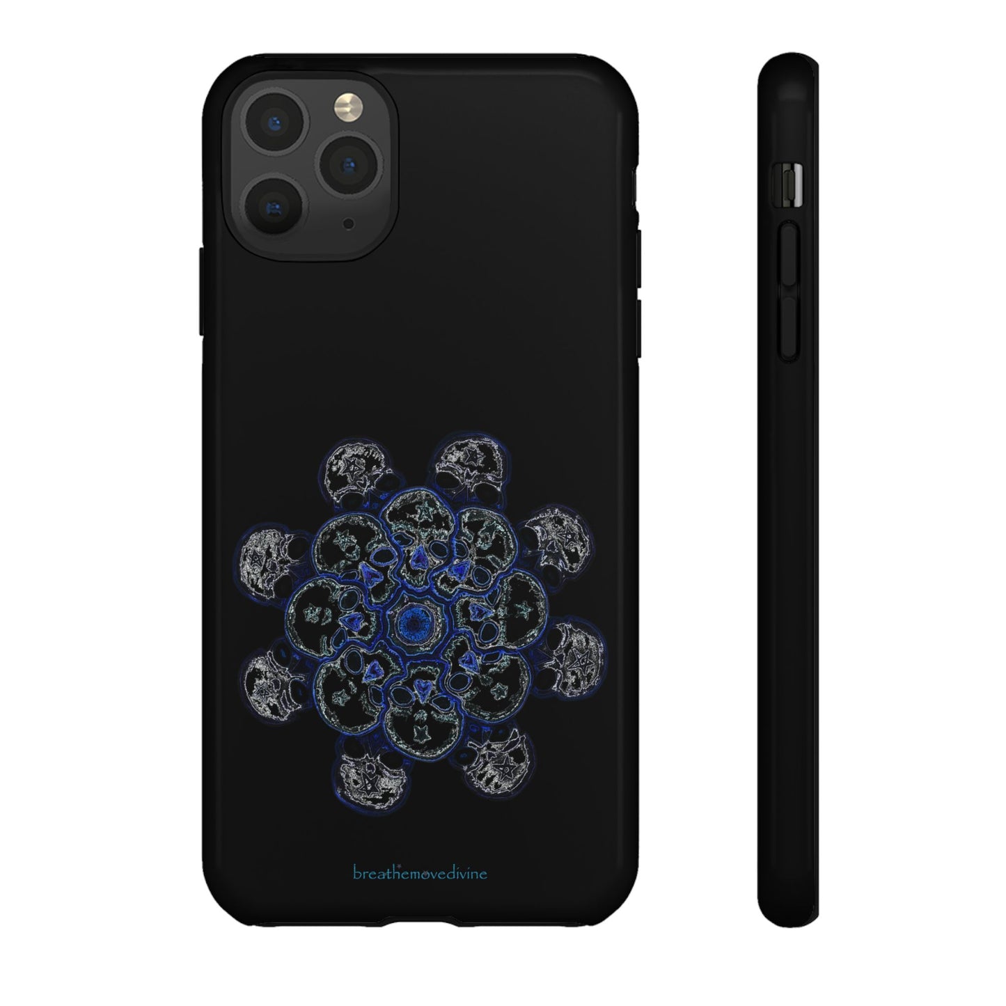 Flowers for Me by breathemovedivine Mandala Design Case for iPhone