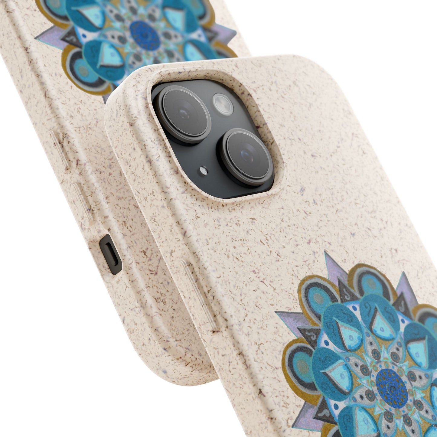 3 Chakras by breathemovedivine Eco-Friendly Case for iPhone with Mandala Design