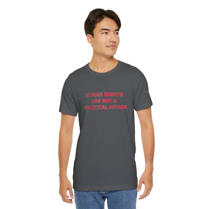 Human Rights Red Unisex T - breathemovedivine RESIST