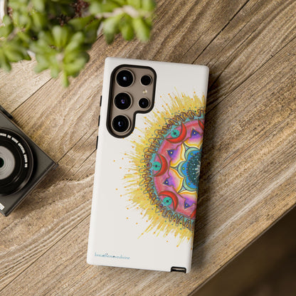 7 Chakras by breathemovedivine Mandala Phone Case for Android -  28.00