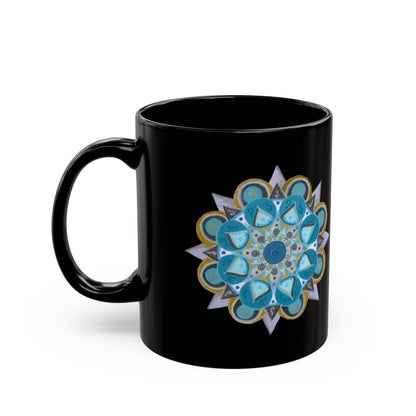 3 Chakras by breathemovedivine Premium Black Mug