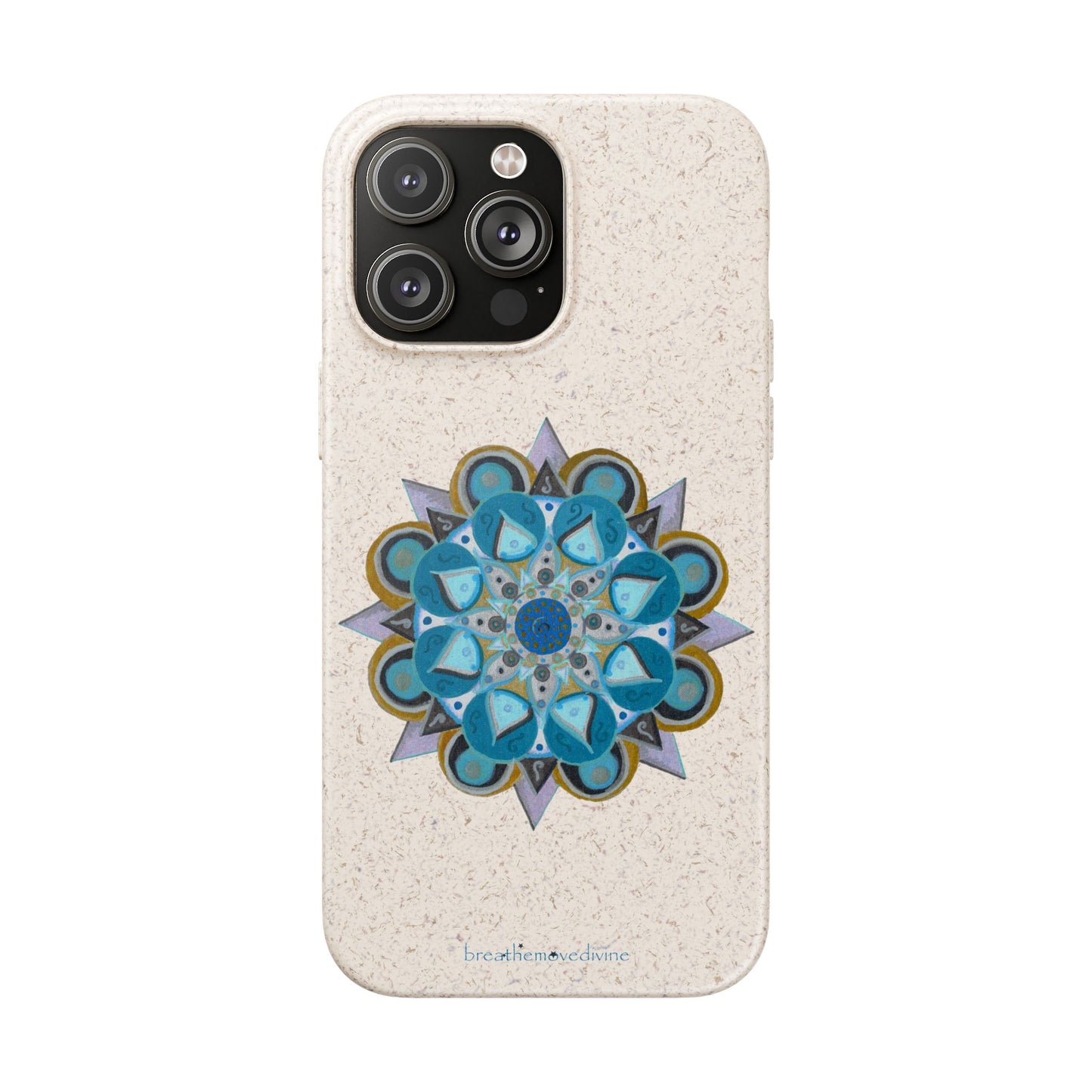 3 Chakras by breathemovedivine Eco-Friendly Case for iPhone with Mandala Design