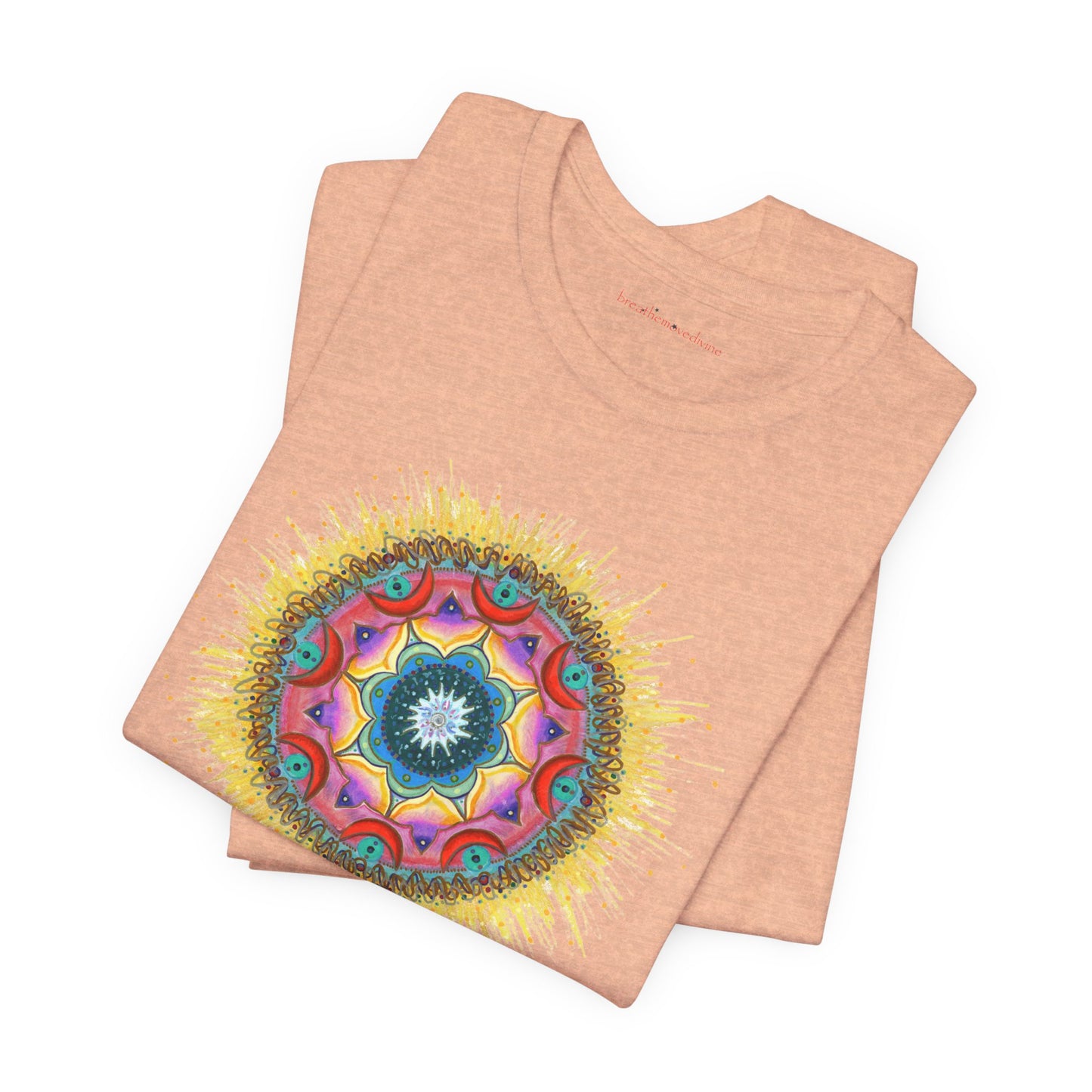 7 Chakras by breathemovedivine Unisex Jersey T