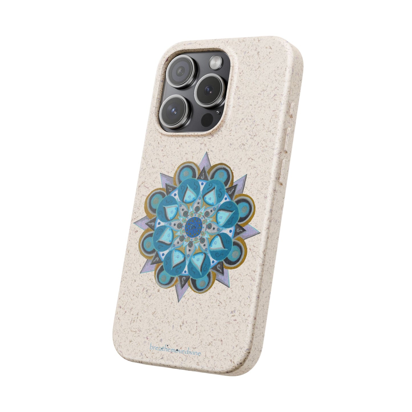 3 Chakras by breathemovedivine Eco-Friendly Case for iPhone with Mandala Design