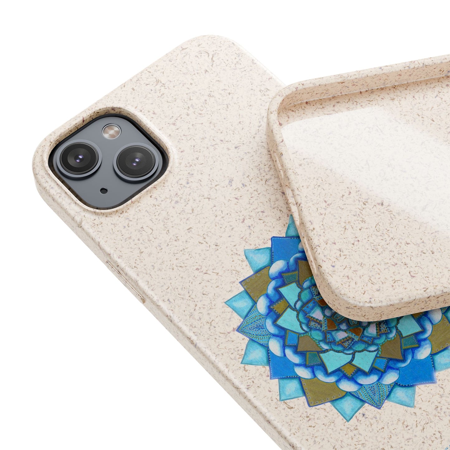Voice by breathemovedivine Eco-Friendly Case for iPhone with Mandala Design -  21.87 front and inside