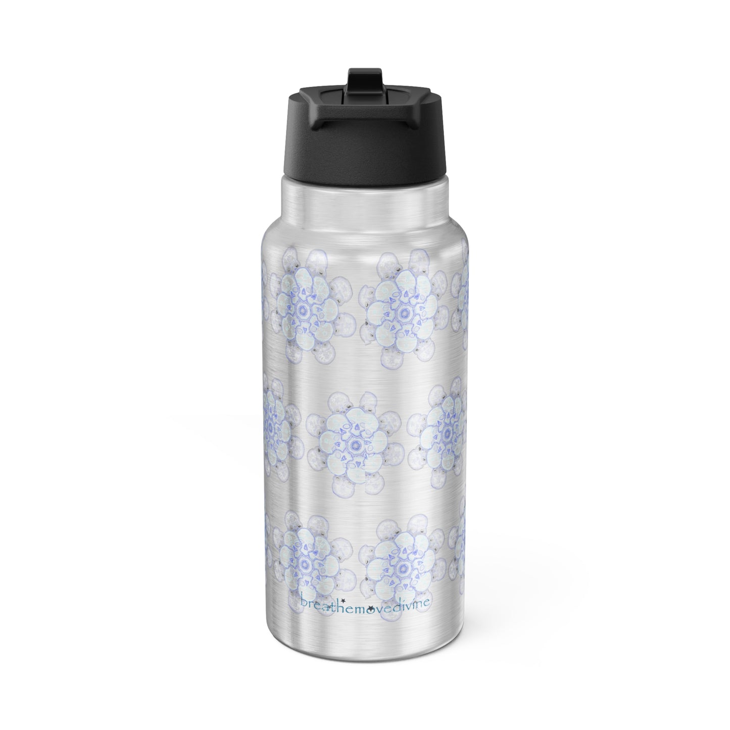 Flowers for Me by breathemovedivine Colorful Gator Tumbler 32oz - Vibrant Insulated Drinkware for Adventure Lovers -  43.57