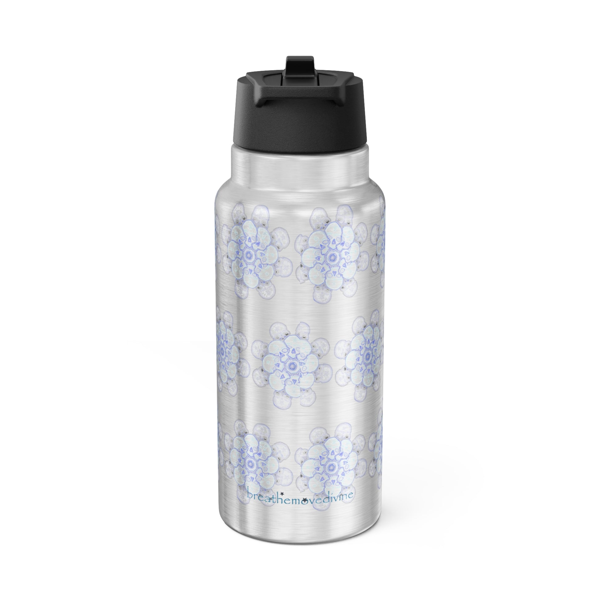 Flowers for Me by breathemovedivine Colorful Gator Tumbler 32oz - Vibrant Insulated Drinkware for Adventure Lovers -  43.57