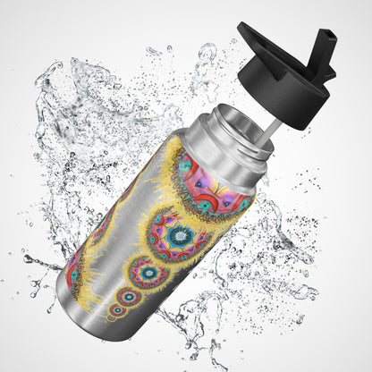 7 Chakras by breathemovedivine Colorful Gator Tumbler 32oz - Vibrant Insulated Drinkware for Adventure Lovers -  43.57 - SPLASH!