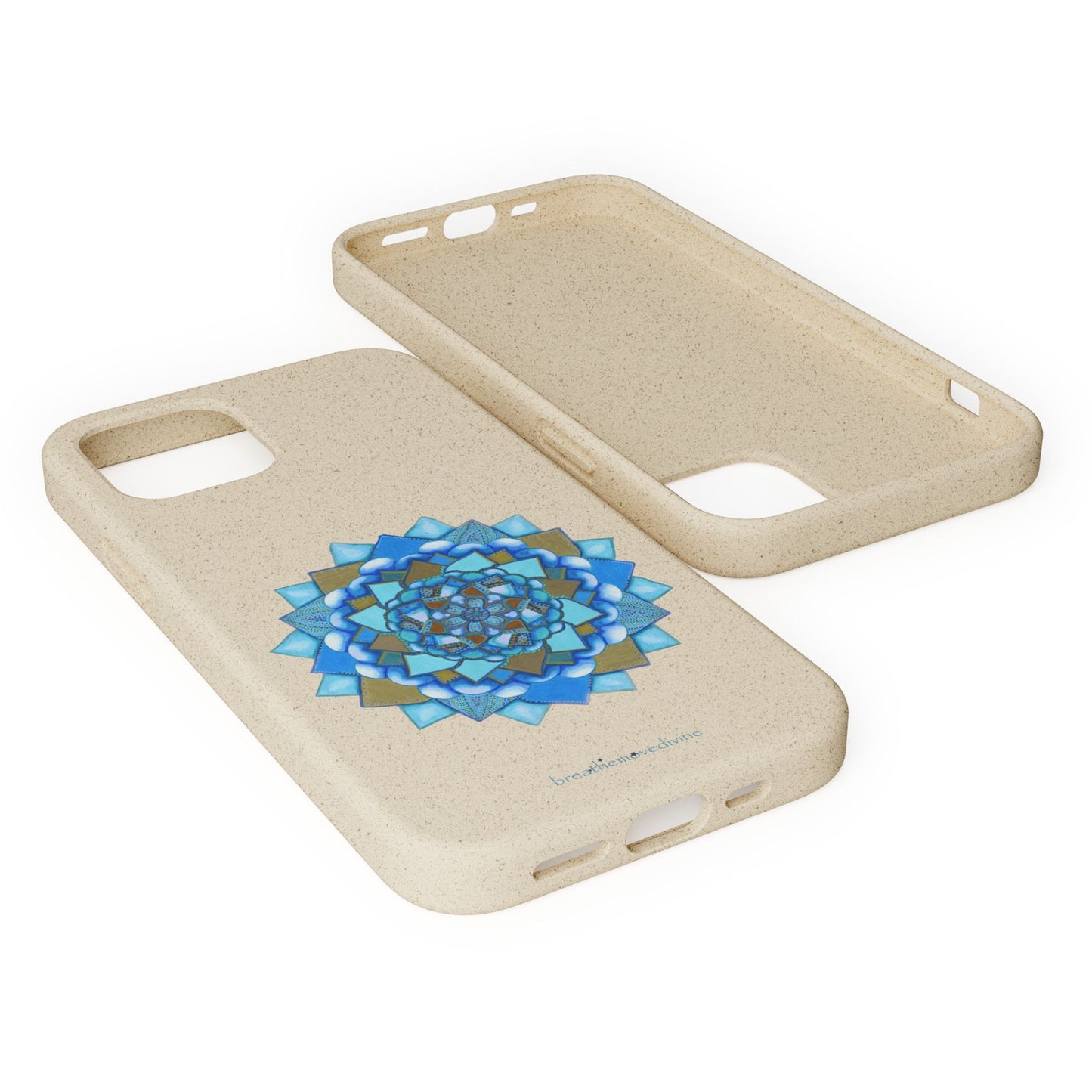 Voice by breathemovedivine Eco-Friendly Case for iPhone with Mandala Design -  21.87 full front and inside