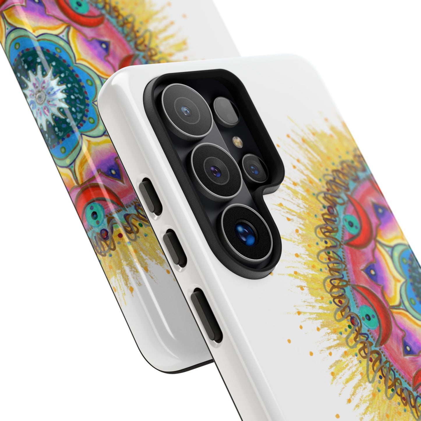 7 Chakras by breathemovedivine Mandala Phone Case for Android -  28.00