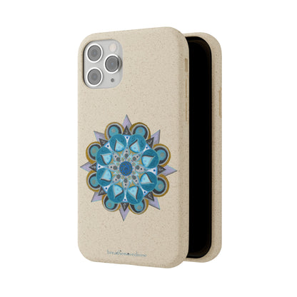 3 Chakras by breathemovedivine Eco-Friendly Case for iPhone with Mandala Design