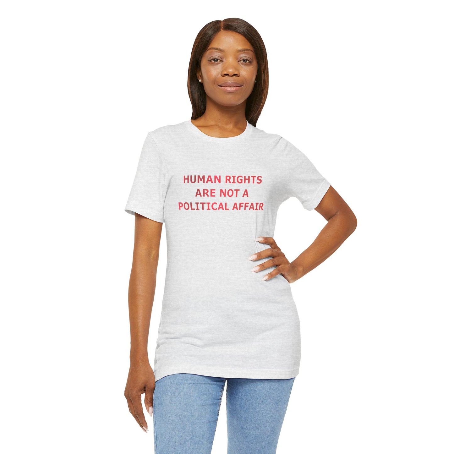 Human Rights Red Unisex T - breathemovedivine RESIST
