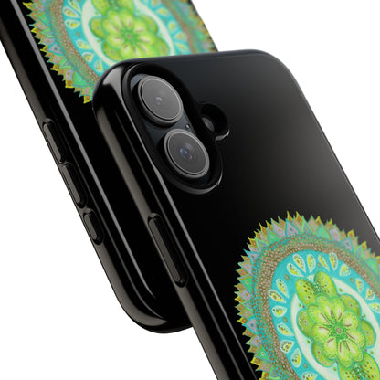Heart Flame by breathemovedivine Mandala Design Case for iPhone