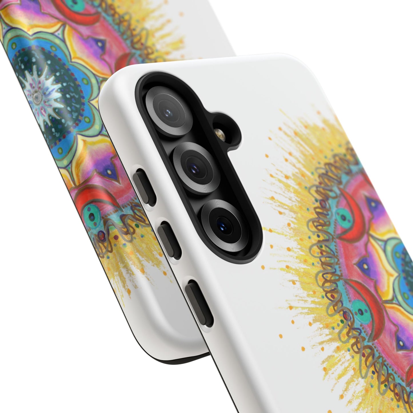 7 Chakras by breathemovedivine Mandala Phone Case for Android -  28.00