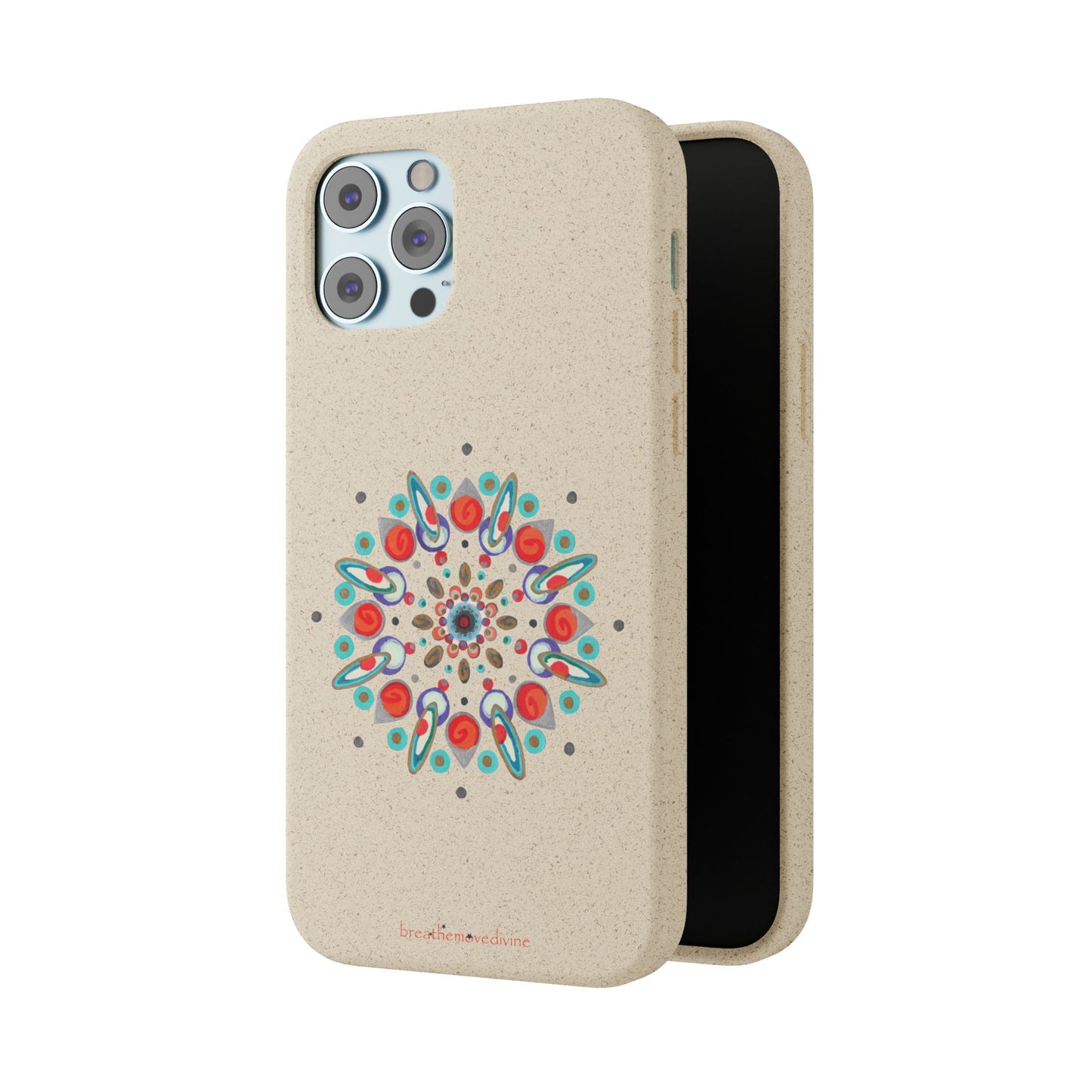 Inner Eye by breathemovedivine Eco-Friendly Case for iPhone with Mandala Design