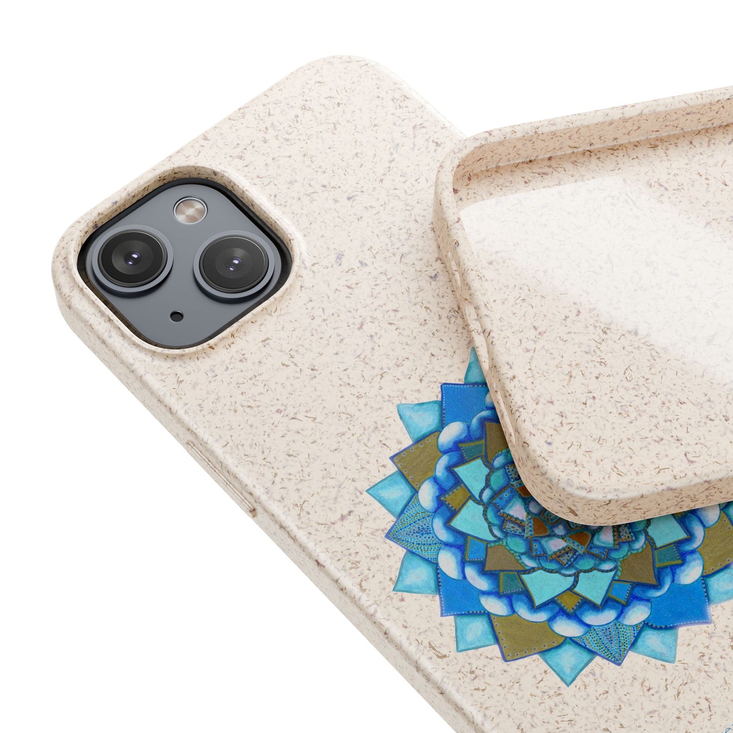 Voice by breathemovedivine Eco-Friendly Case for iPhone with Mandala Design -  21.87 front and inside