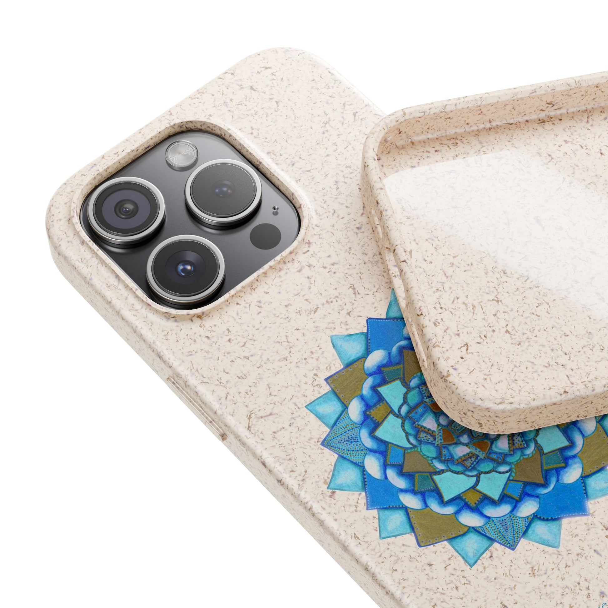 Voice by breathemovedivine Eco-Friendly Case for iPhone with Mandala Design -  21.87 front and inside