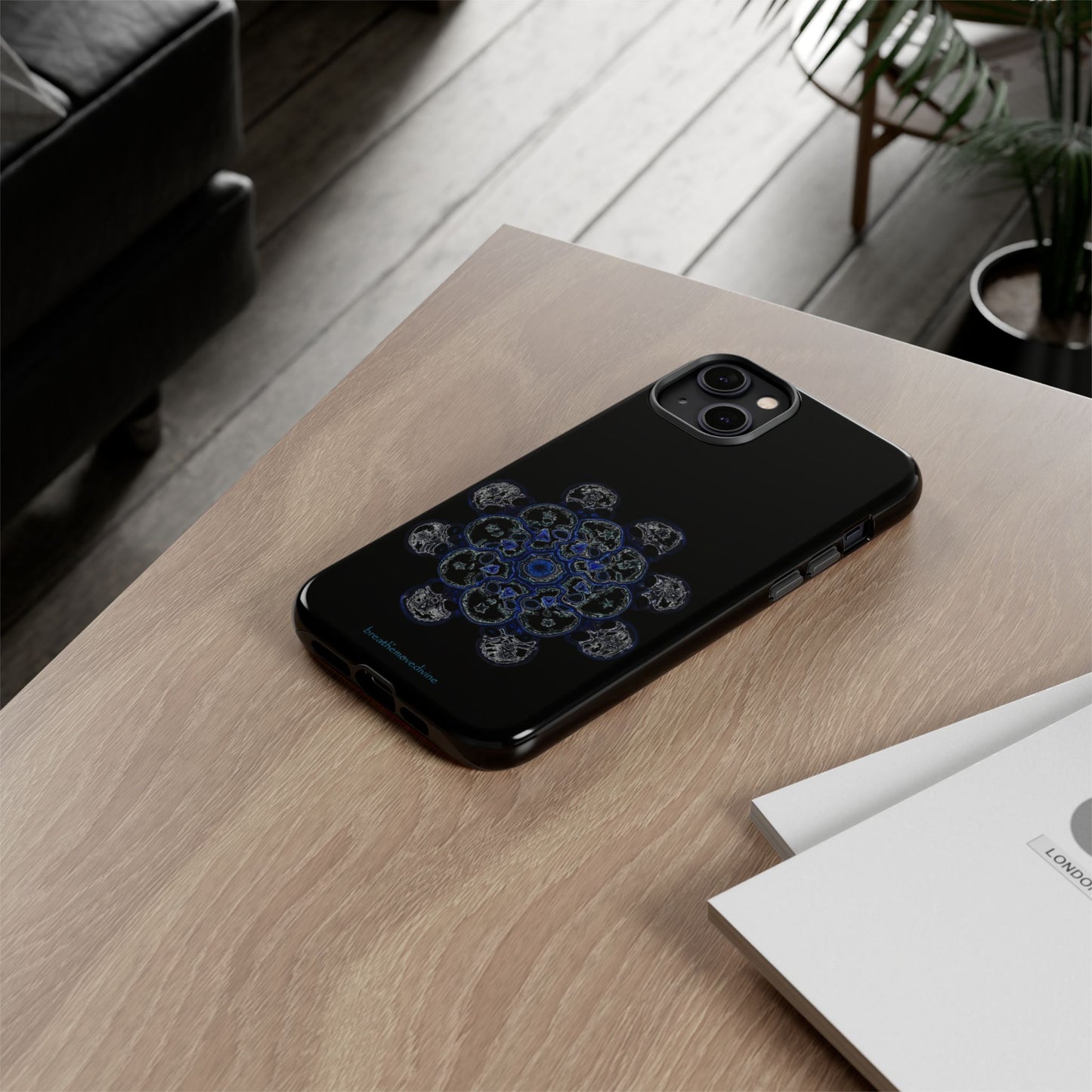 Flowers for Me by breathemovedivine Mandala Design Case for iPhone