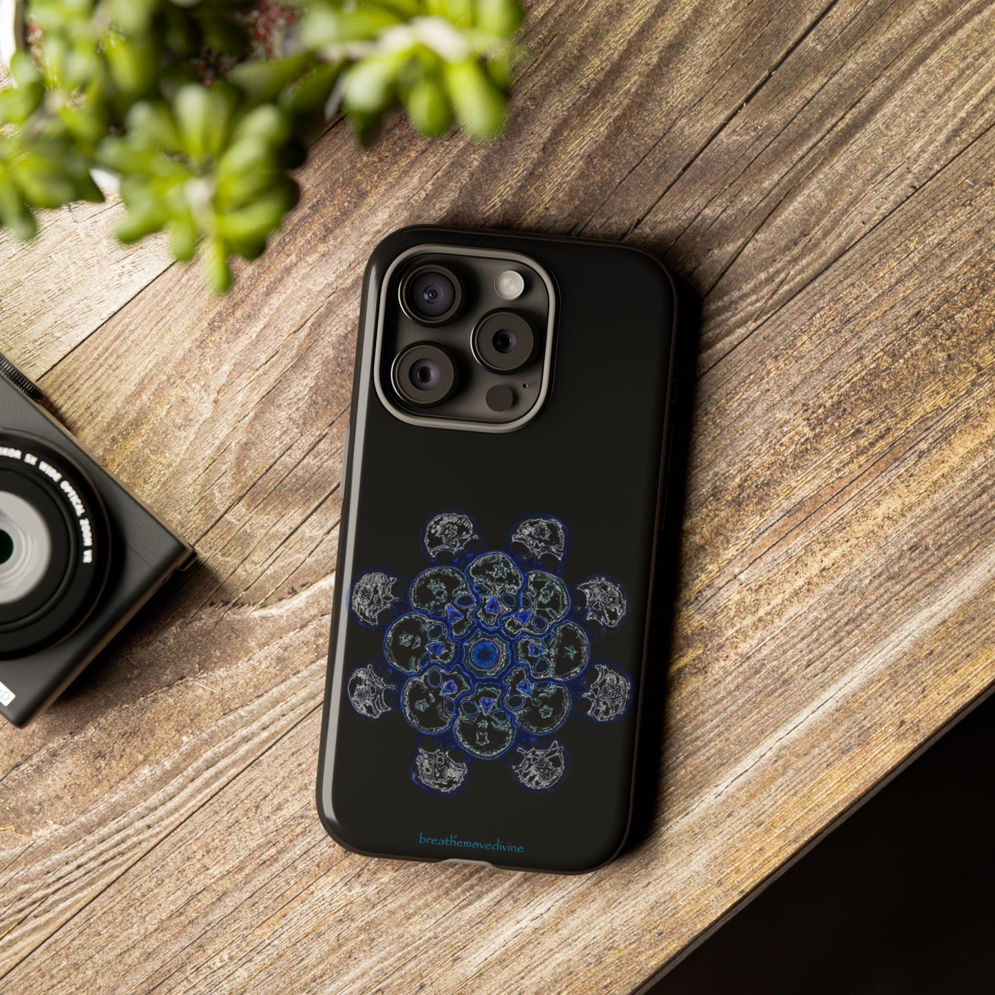 Flowers for Me by breathemovedivine Mandala Design Case for iPhone