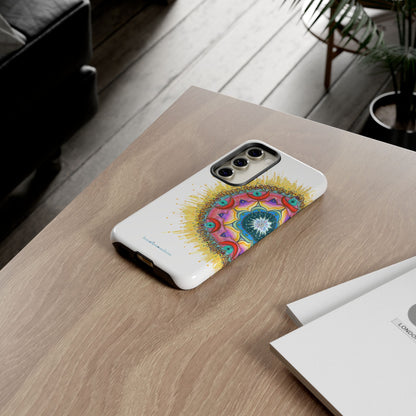 7 Chakras by breathemovedivine Mandala Design Case for Android