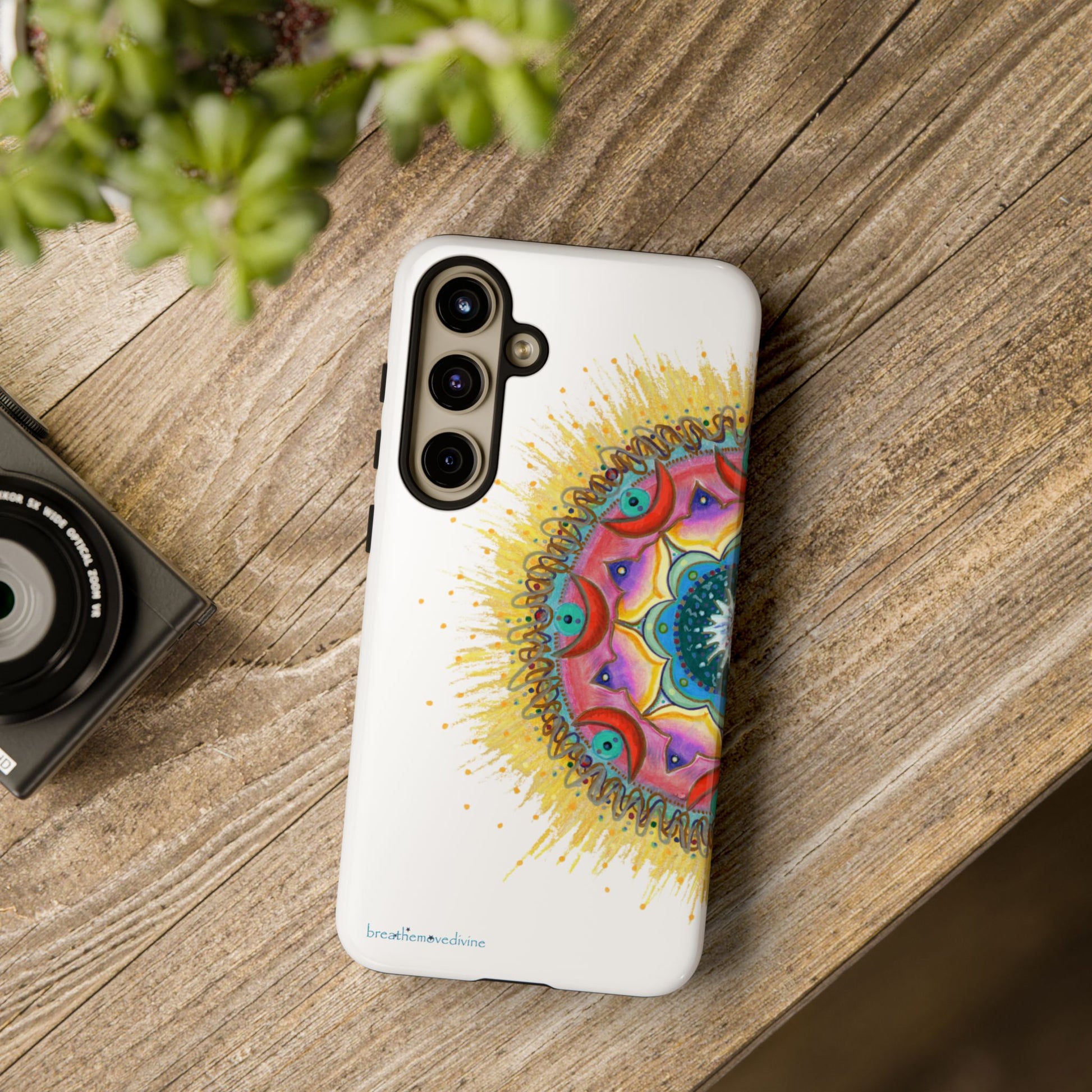 7 Chakras by breathemovedivine Mandala Phone Case for Android -  28.00