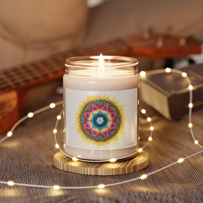 7 Chakras by breathemovedivine Scented Soy Candle - 9oz