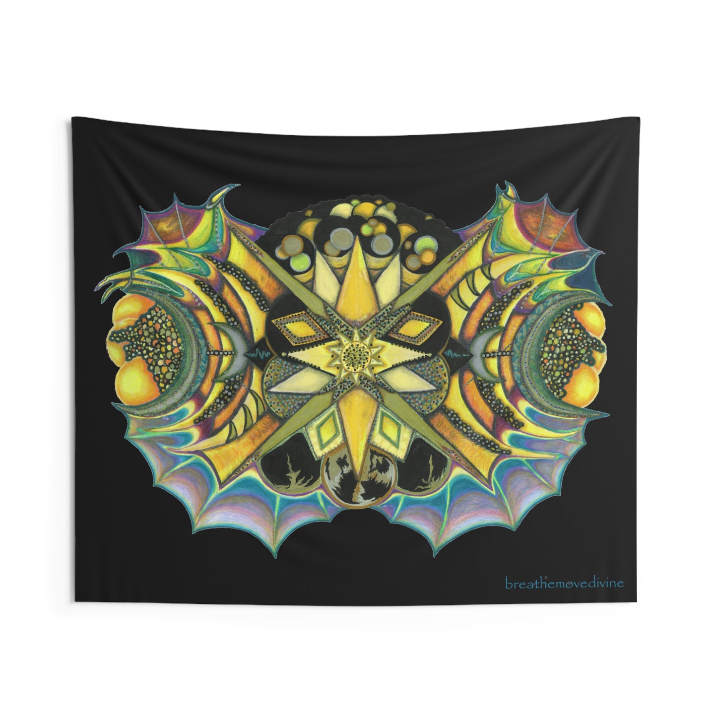 Creature by breathemovedivine Wall Tapestry - Mystical Nature-Inspired Decor