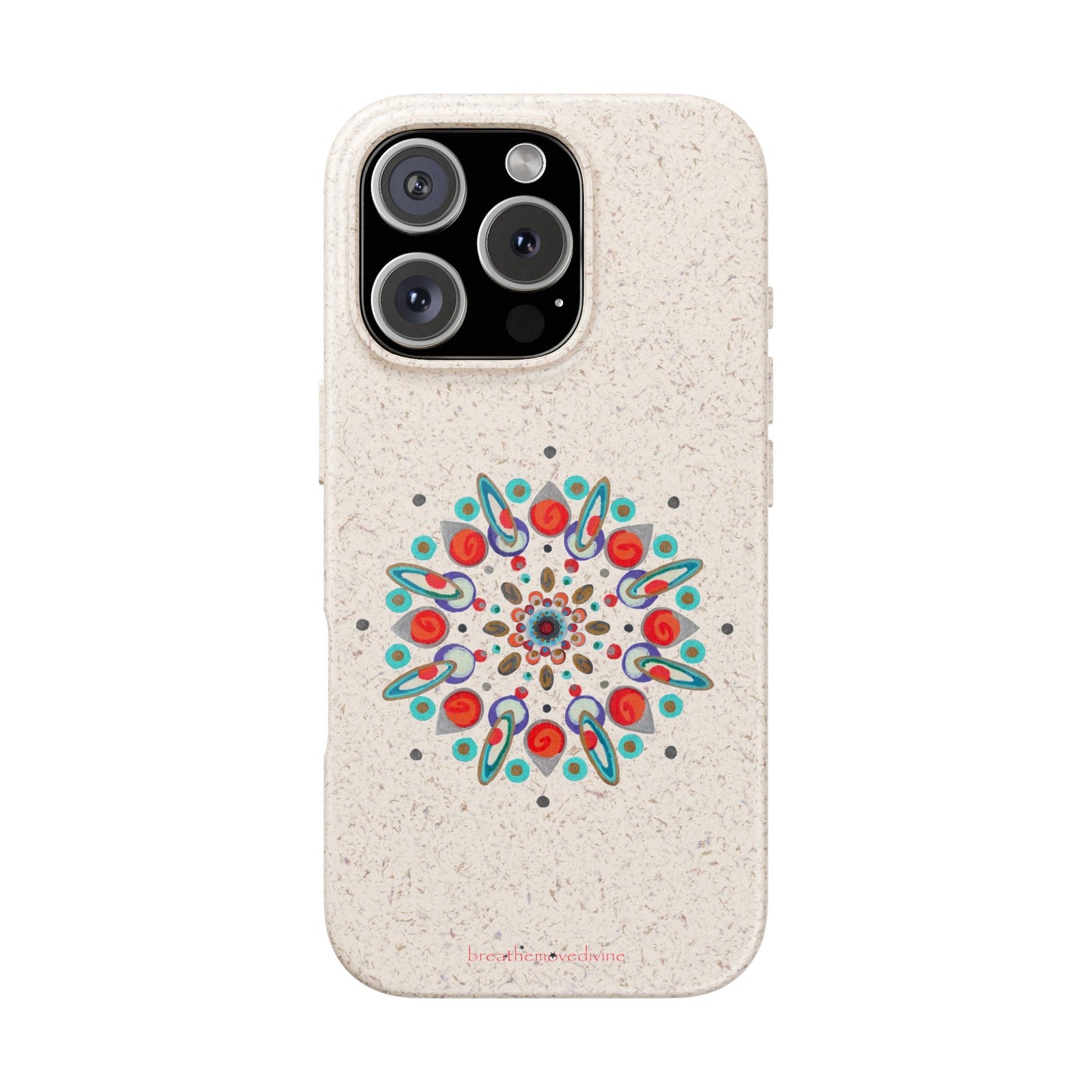 Inner Eye by breathemovedivine Eco-Friendly Case for iPhone with Mandala Design