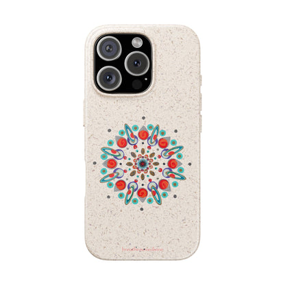 Inner Eye by breathemovedivine Eco-Friendly Case for iPhone with Mandala Design