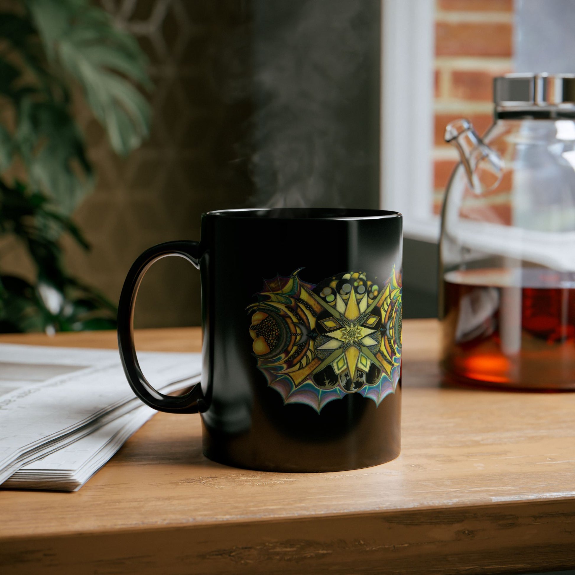 Creature by breathemovedivine Premium Black Mug -  17.00