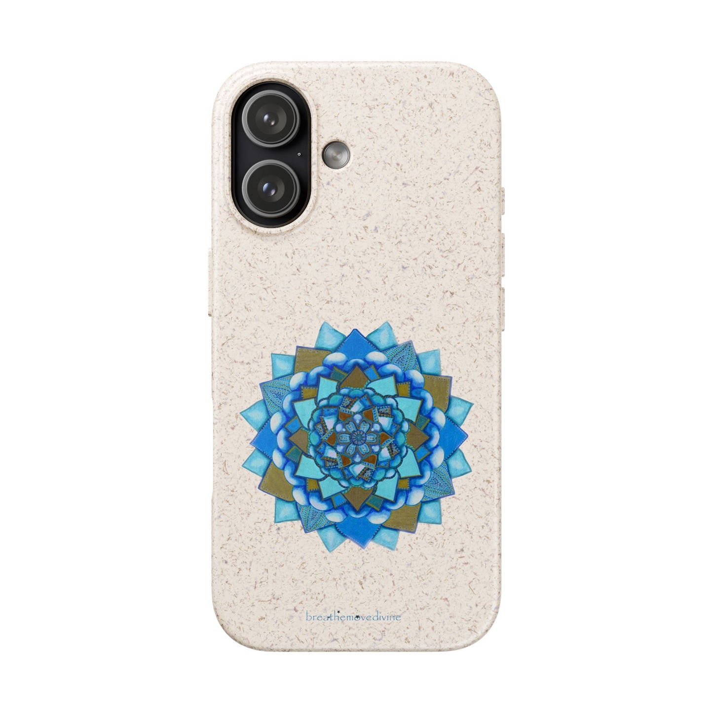 Voice by breathemovedivine Eco-Friendly Case for iPhone with Mandala Design -  21.87 front