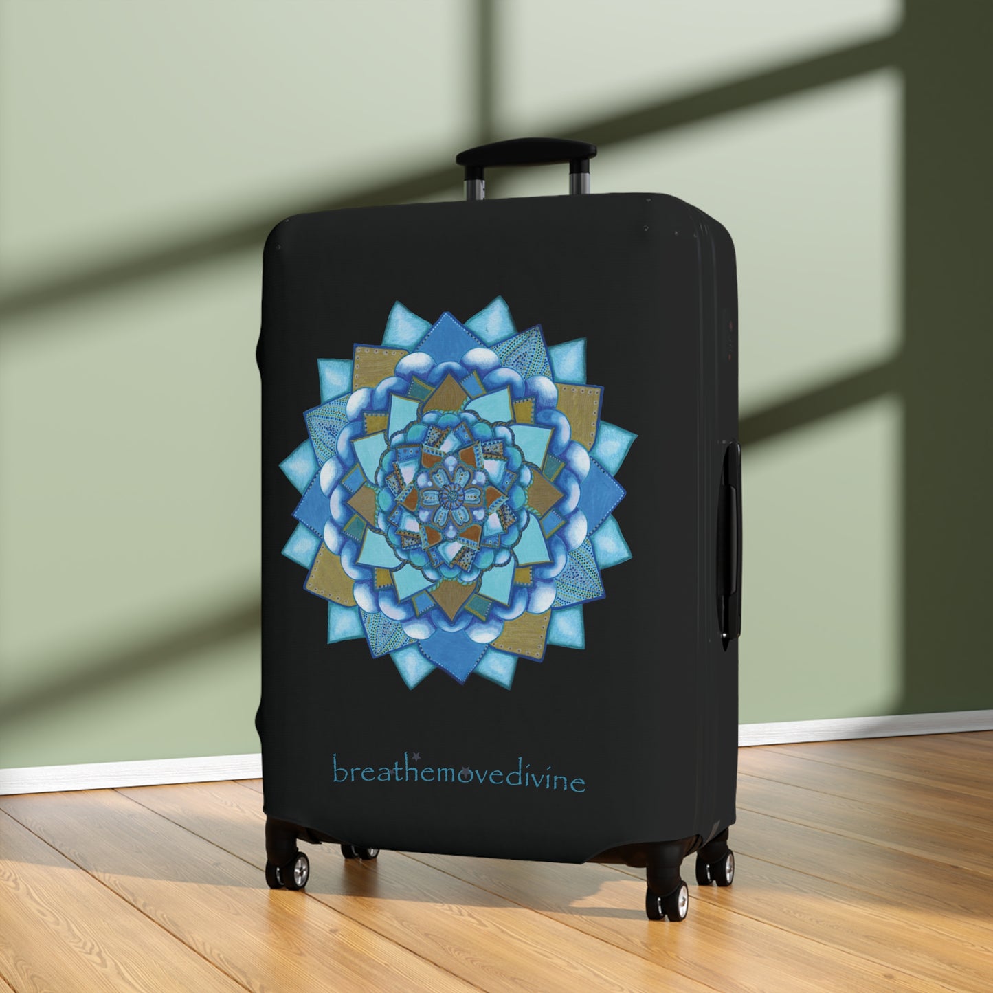 Voice by breathemovedivine Suitcase Cover - Travel with Style and Inspiration