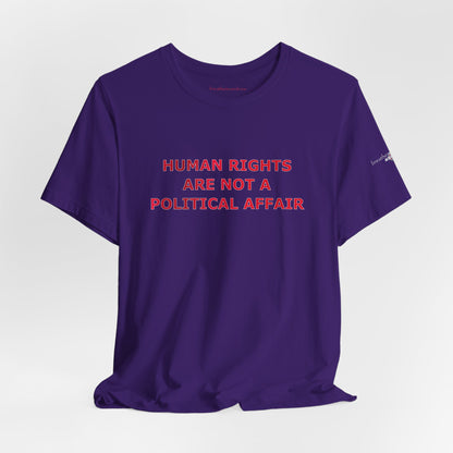 Human Rights Red Unisex T - breathemovedivine RESIST